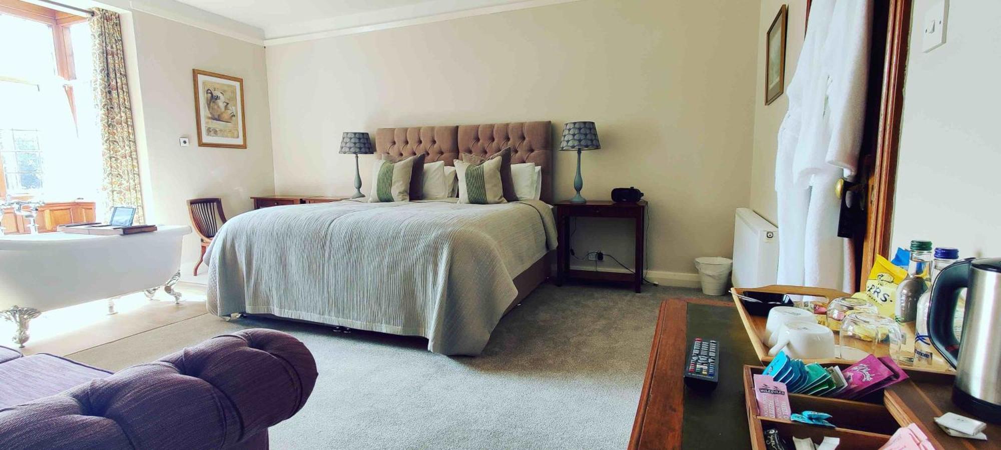 Luxury Bed And Breakfast At Bossington Hall In Exmoor, Somerset Porlock Kamer foto